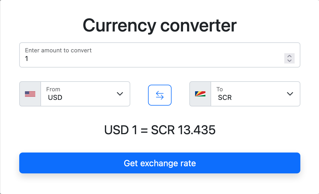 my currency conversion project